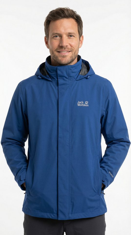 Jack Wolfskin Funktionsjacke TRAILTIME 2L JKT M atmungsaktive Membran, wasserdicht, windabweisend