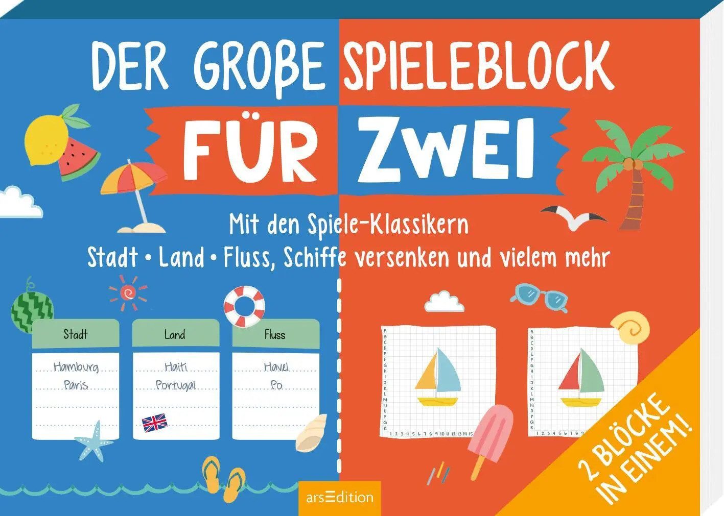 Spiel Der große Spieleblock für zwei
