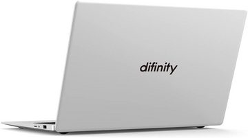 Shinobee Quad N3450 2.20 GHz lautloses Notebook (Intel, Intel HD Graphics 500, 512 GB SSD, 1920 x 1080 Full-HD USB 3.0 m-HDMI, MS Office)