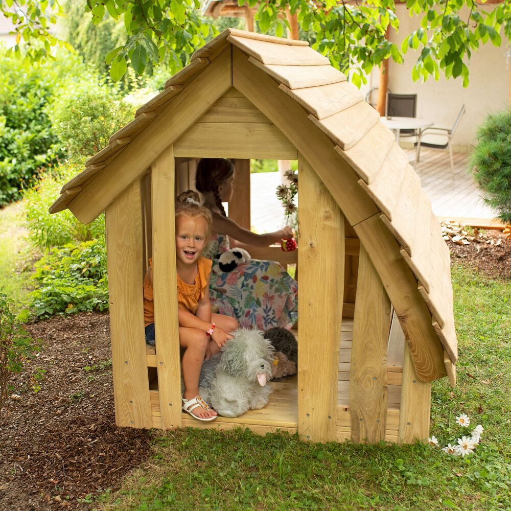 Baumann+Trapp Spielhaus Spielhaus Waldhütte, Ideal für Kinder ab 2 Jahren