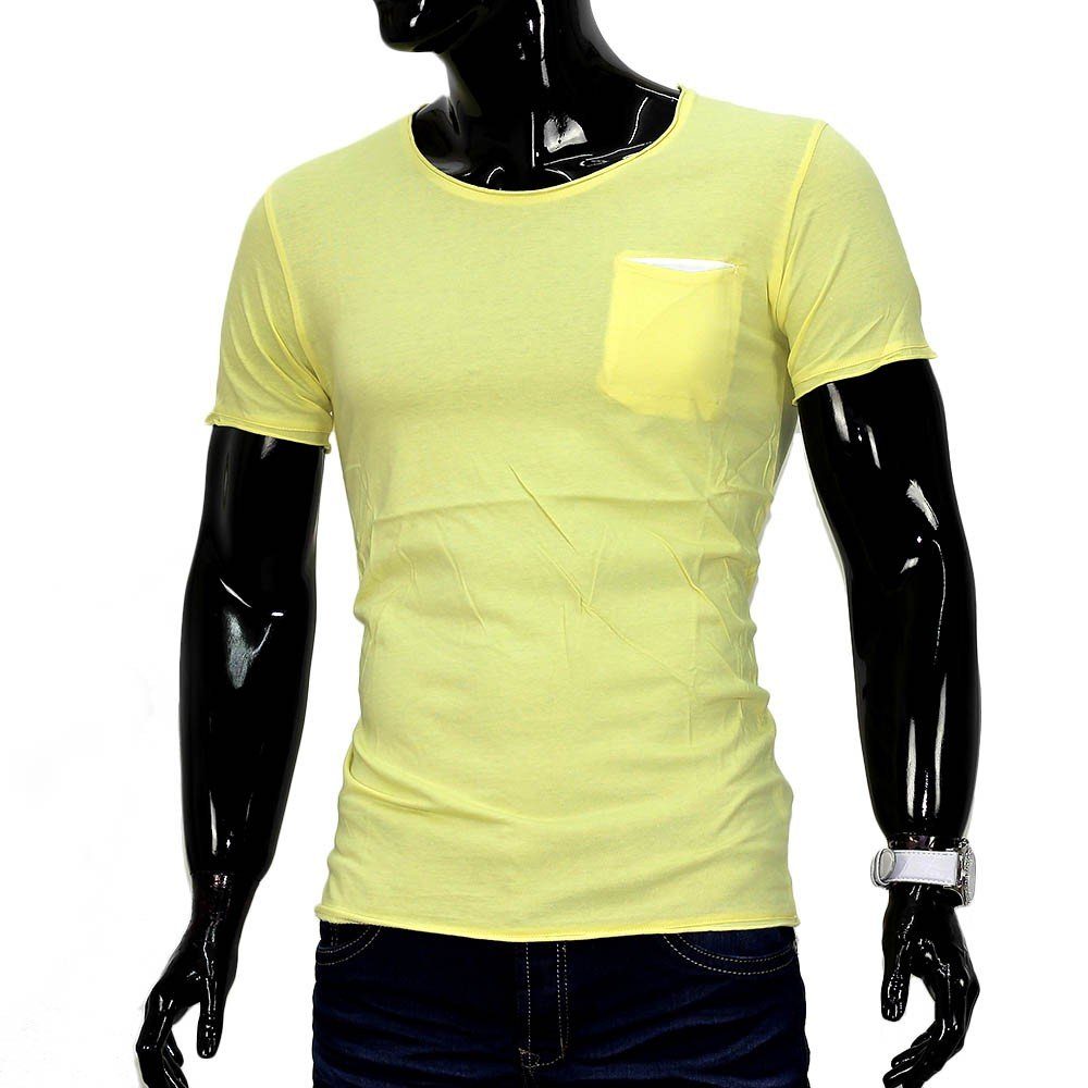 Kult 710 in T-Shirt T-Shirt Egomaxx (1-tlg) ID710 Gelb