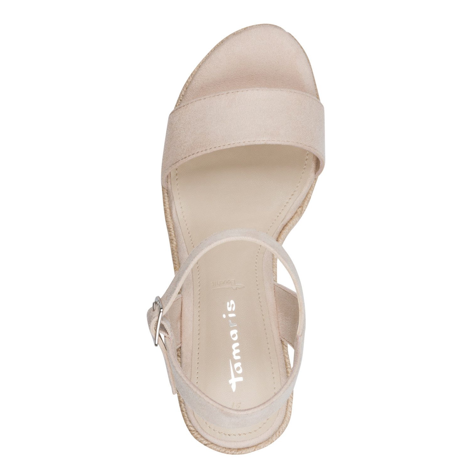 Tamaris Keilsandalette, Sommerschuh, Riemchensandale, mit verstellbarem Riemchen