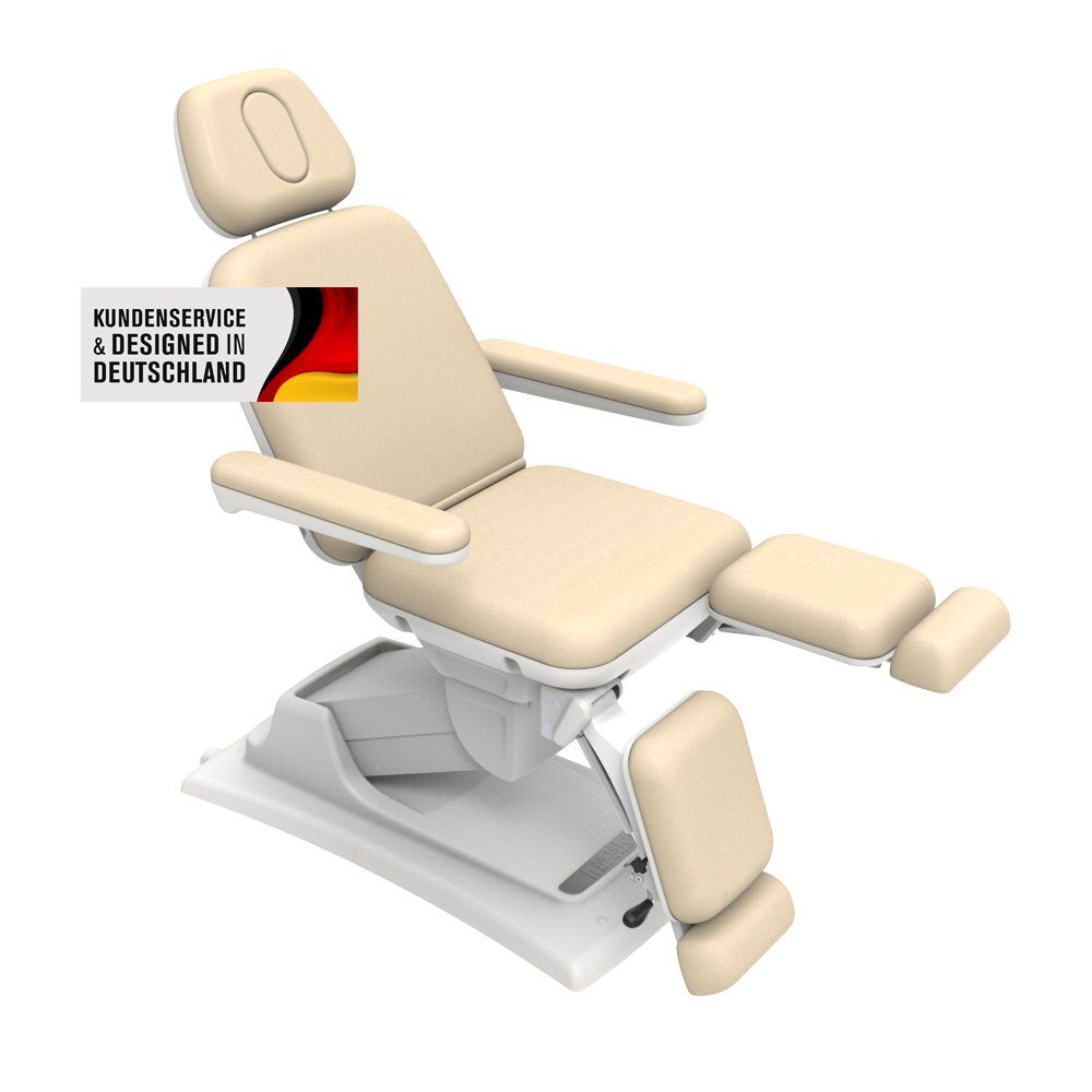PROMAFIT Massageliege Kosmetikliege Therapieliege Elektrisch Höhenverstellbar "Beauty" (1-St), Länge: ca. 194 - 214 cm, Breite: ca. 58 cm (ohne Armlehne)