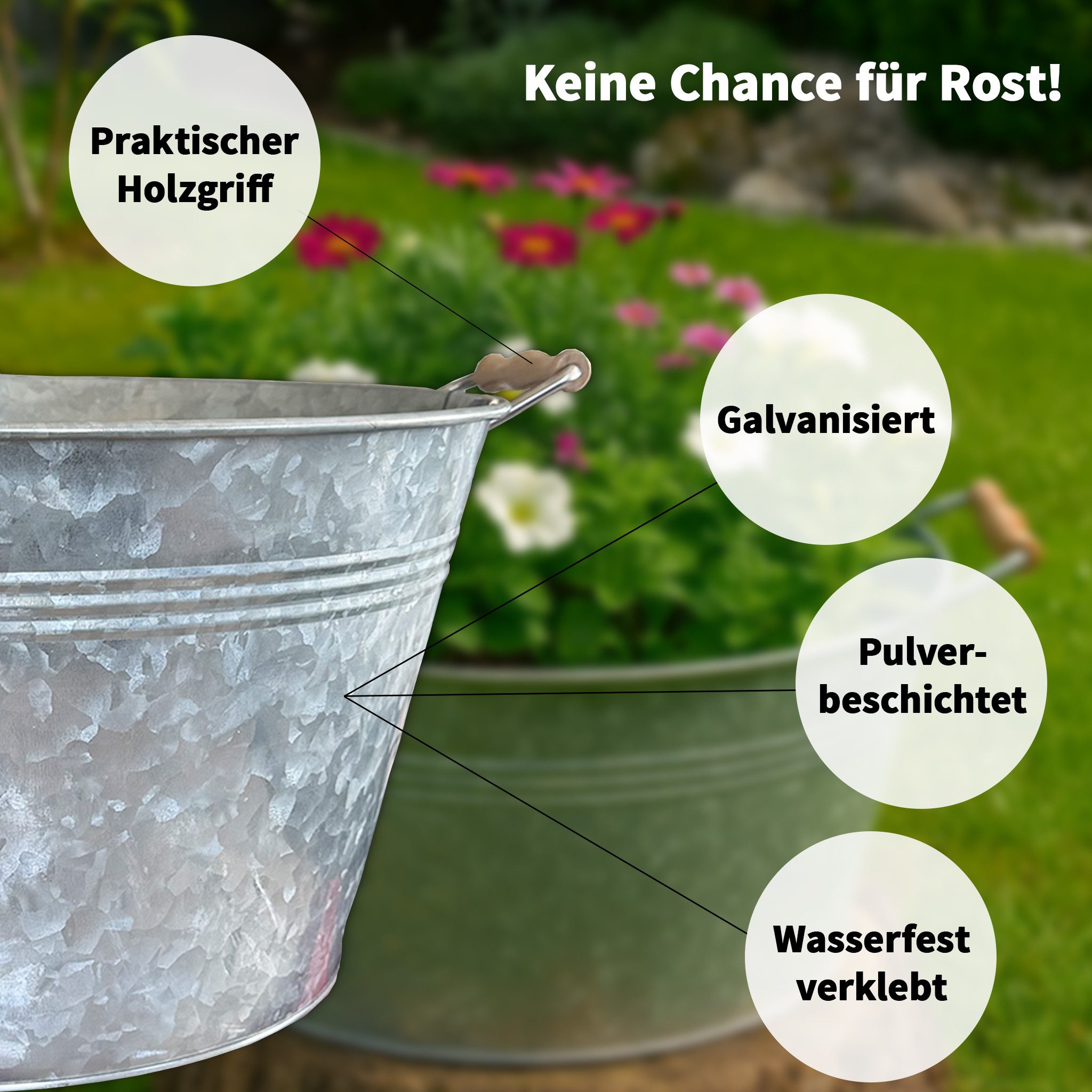 matches21 HOME & HOBBY Wasserspiel Outdoor Solar Brunnen Set 50cm Metall-Sc günstig online kaufen