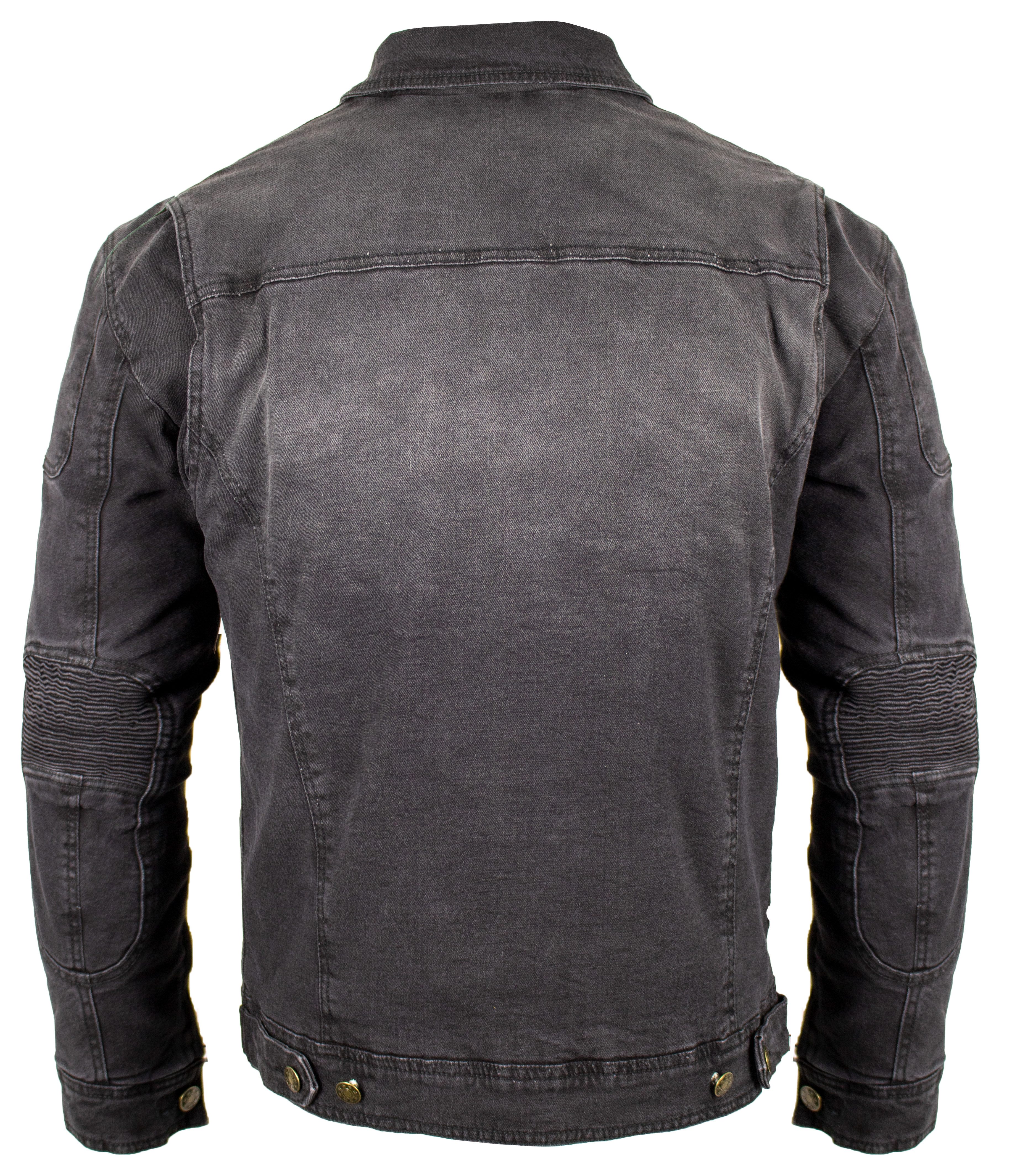 MDM Motorradjacke Motorrad Jeans Jacke mit Protektoren in Schwarz, Grau ode günstig online kaufen