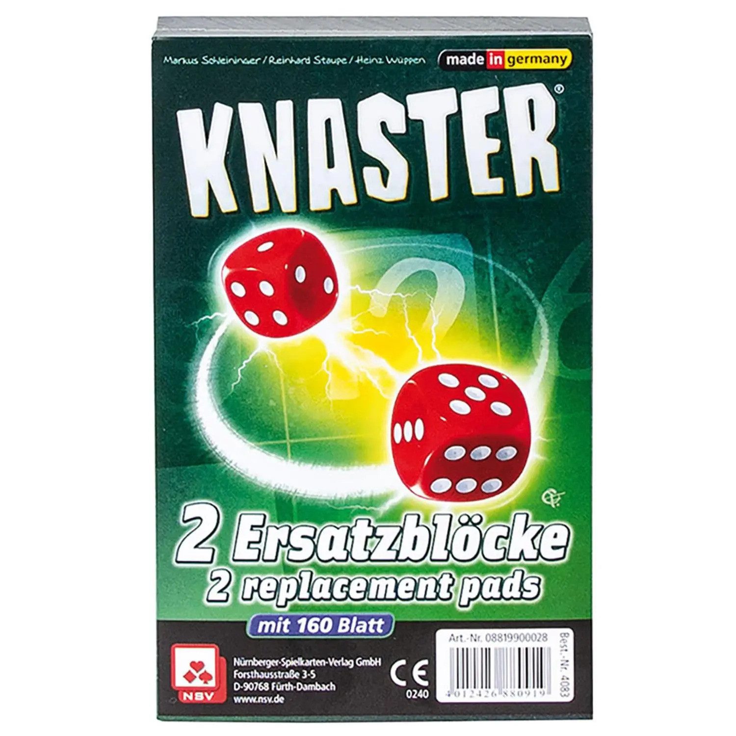 Spiel Knaster Ersatzblöcke