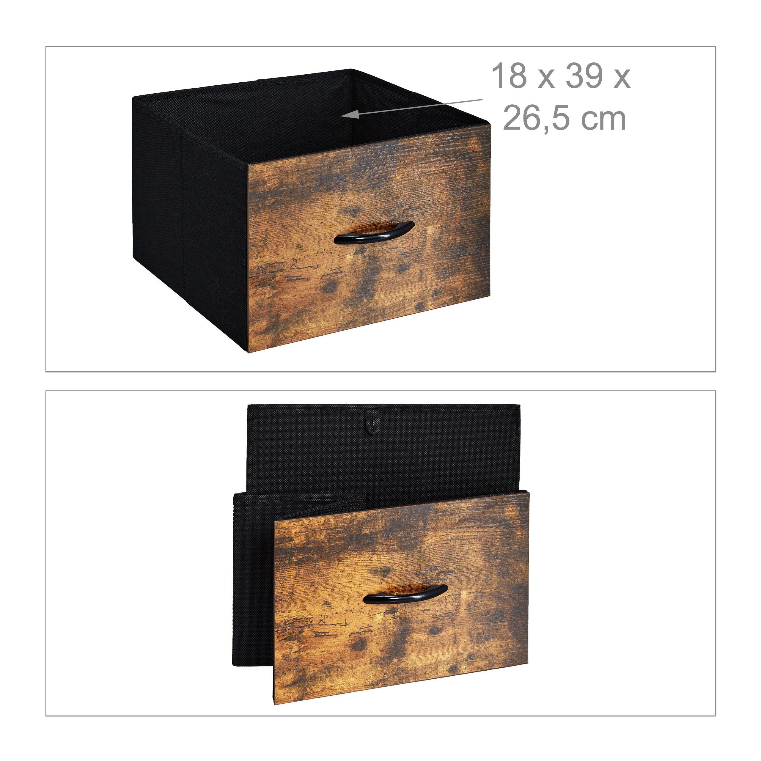 relaxdays Kommode 6 Schublade