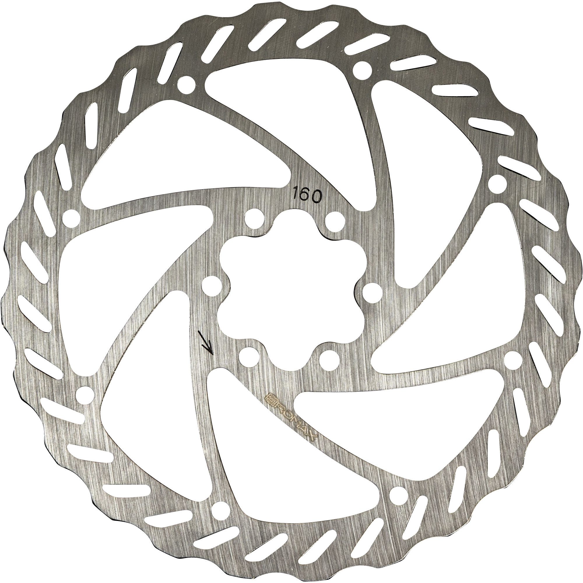 Promax Bremsscheibe Bremsscheibe (1-St), Bremsscheibe 160 mm Fahrrad Bremse MTB Scheibenbremsen E Bike