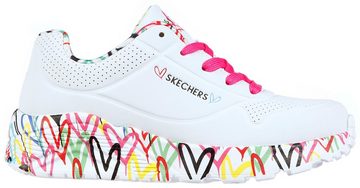 Skechers Kids UNO LITE Sneaker mit bedruckter Sohle, Freizeitschuh, Halbschuh, Schnürschuh