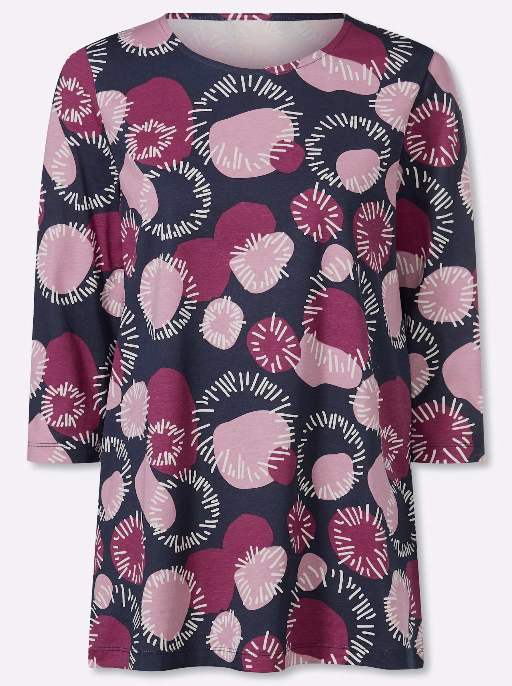 T-Shirt Longshirt 3/4-Arm