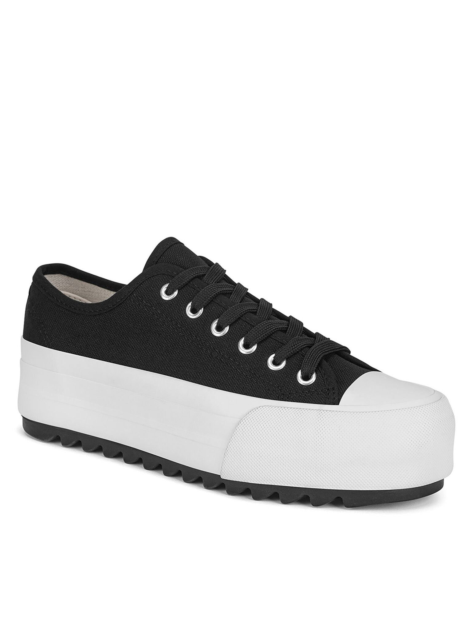 Jenny Fairy Jenny Fairy Sneakers aus Stoff Damen WFA2939-2 Schwarz Sneaker günstig online kaufen
