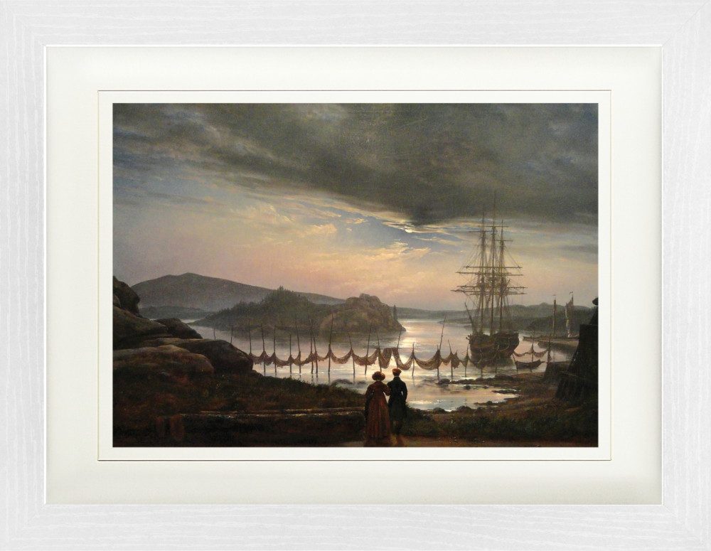 Poster Johan Christian Dahl Gerahmtes Bild Mit Edlem Passepartout