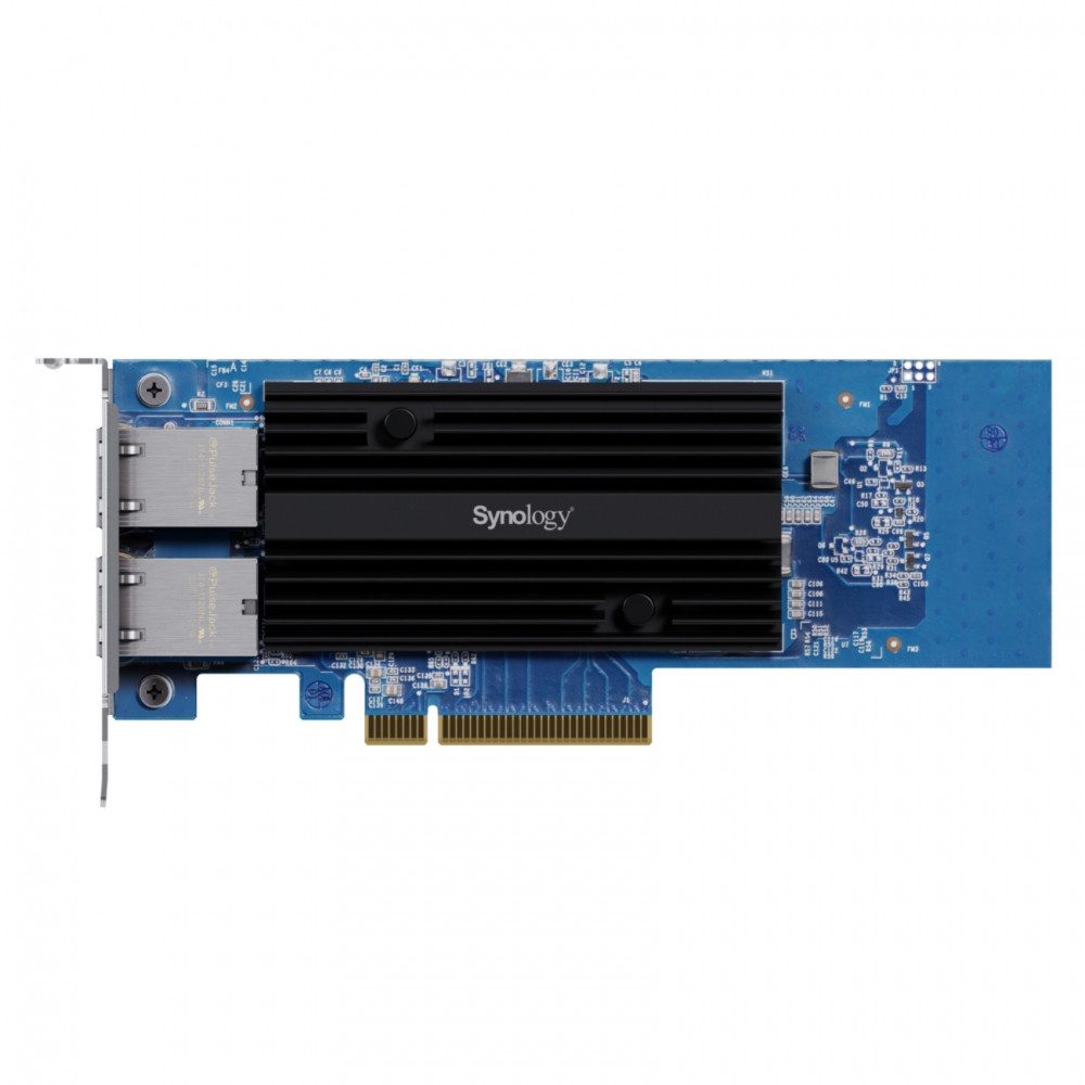 Synology Synology E10G30-T2 LAN-Adapter für hohe Übertragungsr. Netzwerk-Adapter LAN-Adapter zu LAN-Adapter, Hohe Datenübertragungsraten