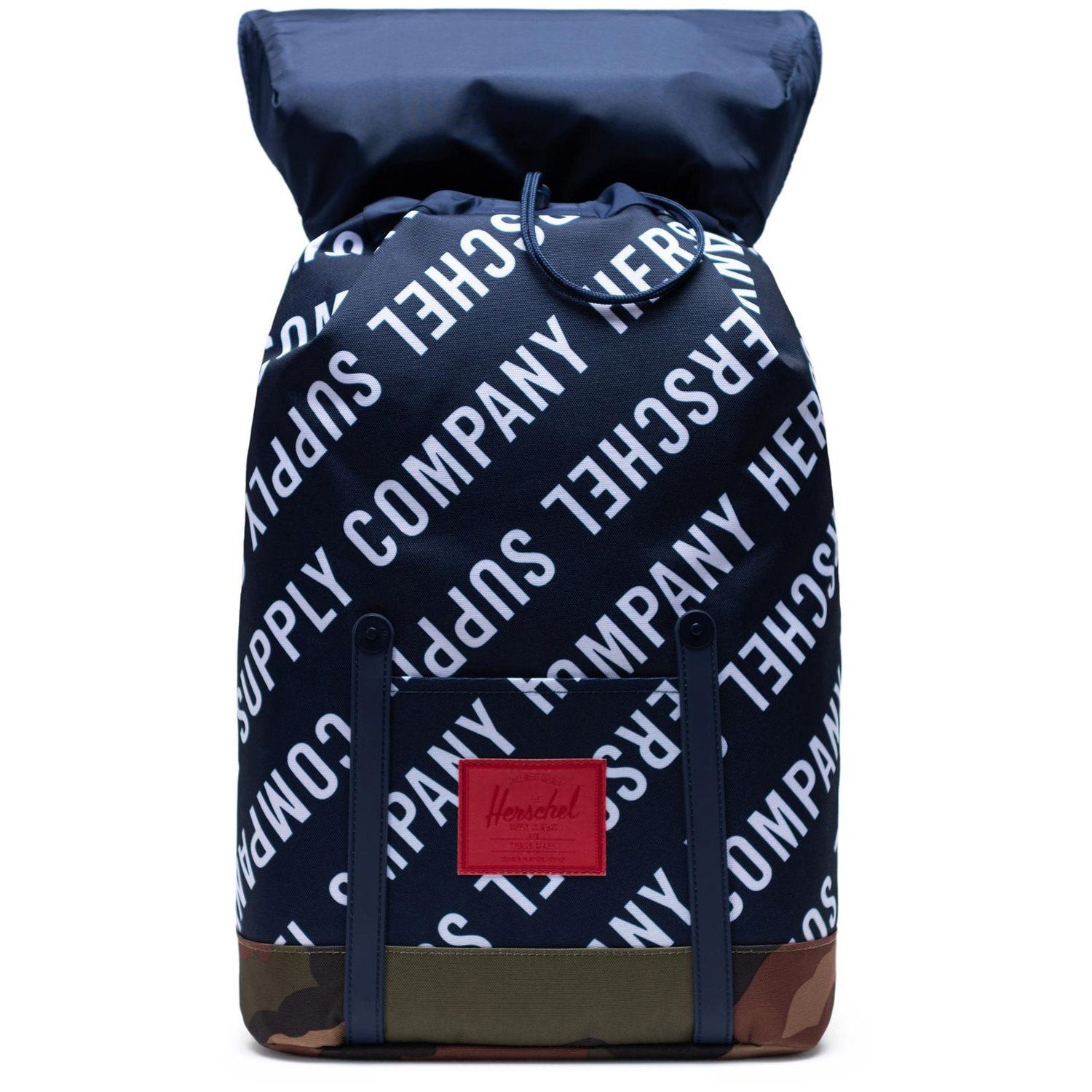 Herschel Schulrucksack Retreat 19.5 - Rucksack 15" 43 cm (roll call peacoat woodland camo)