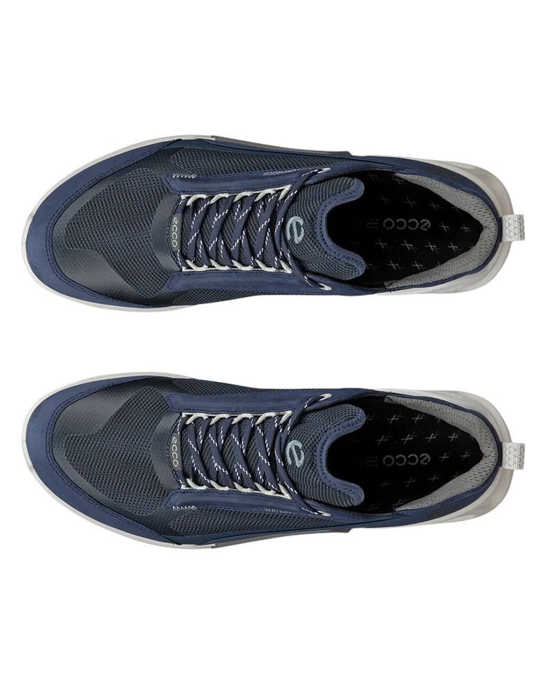 Ecco Wanderschuhe Biom 2.1 X Mountain Low (wasserdicht, Nubukleder) blau Sneaker