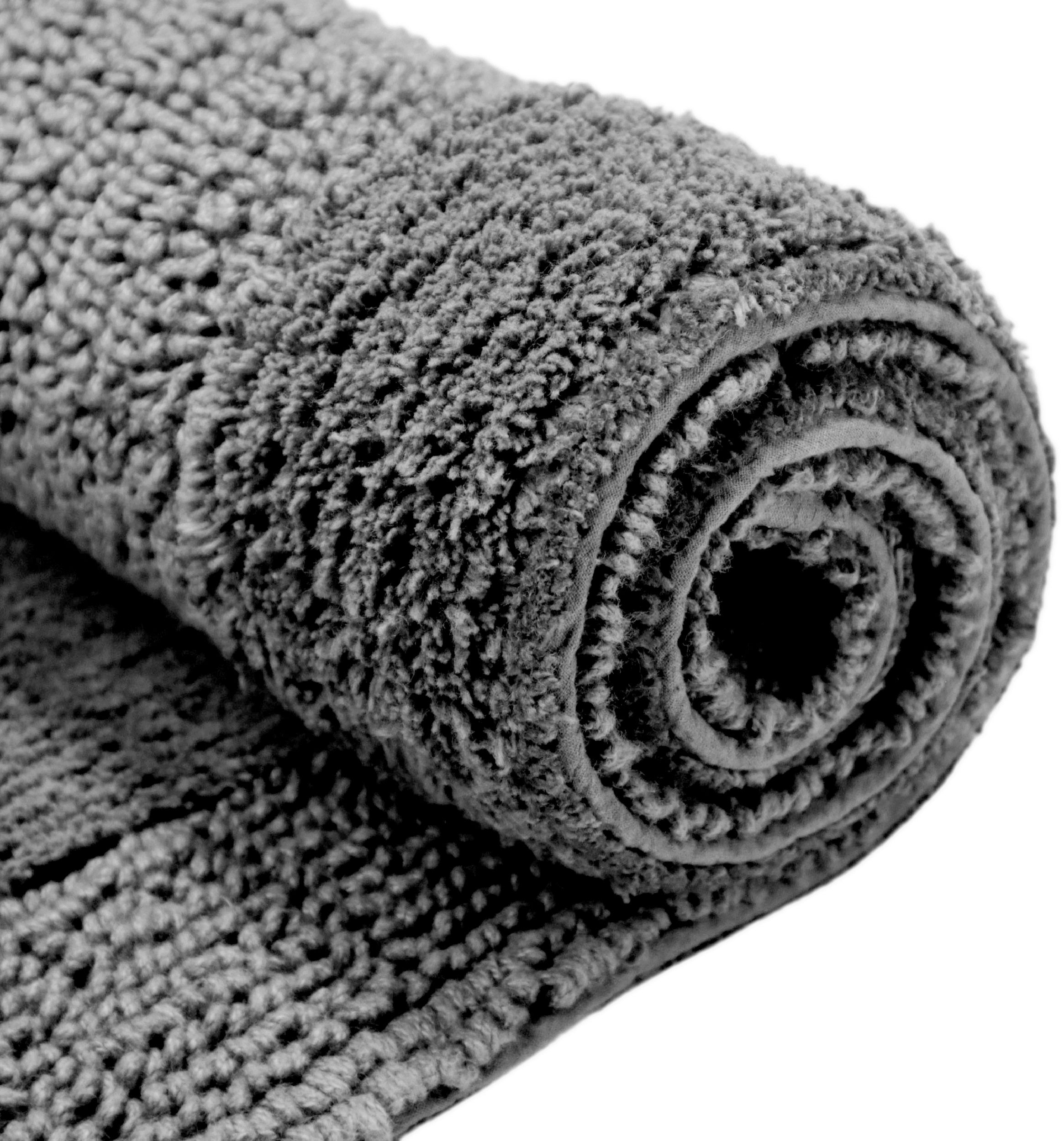 OTTO home Badematte Kapra 1, Badvorleger, Badezimmer Teppich, Höhe 14 mm, beidseitig nutzbar, strapazierfähig, fußbodenheizungsgeeignet, Baumwolle, rechteckig, mit Bordüre, Badteppich, Badematte, Baumwolle