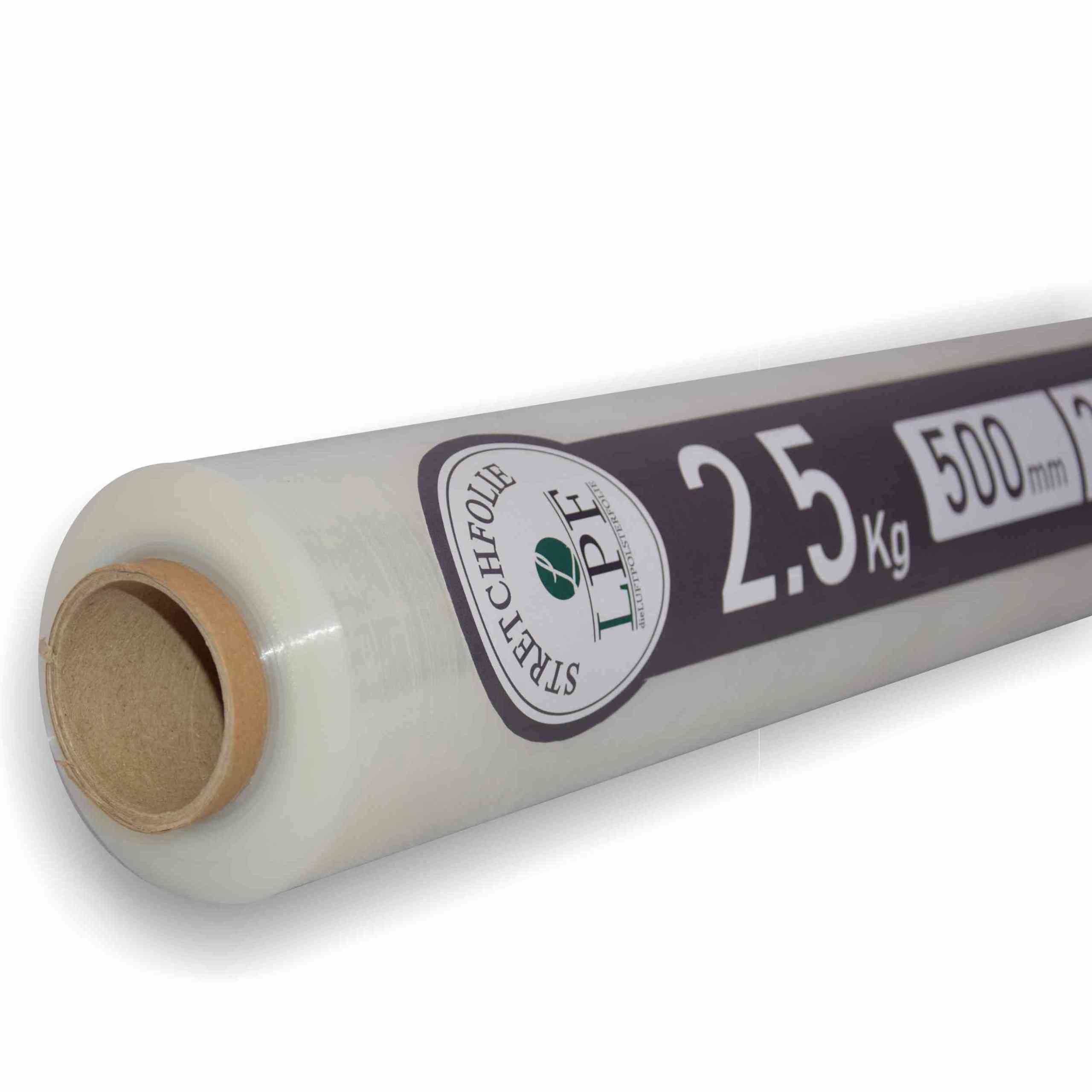 Schutzfolie 1x Stretchfolie Wickelfolie transparent 2,5Kg, Breite 500mm
