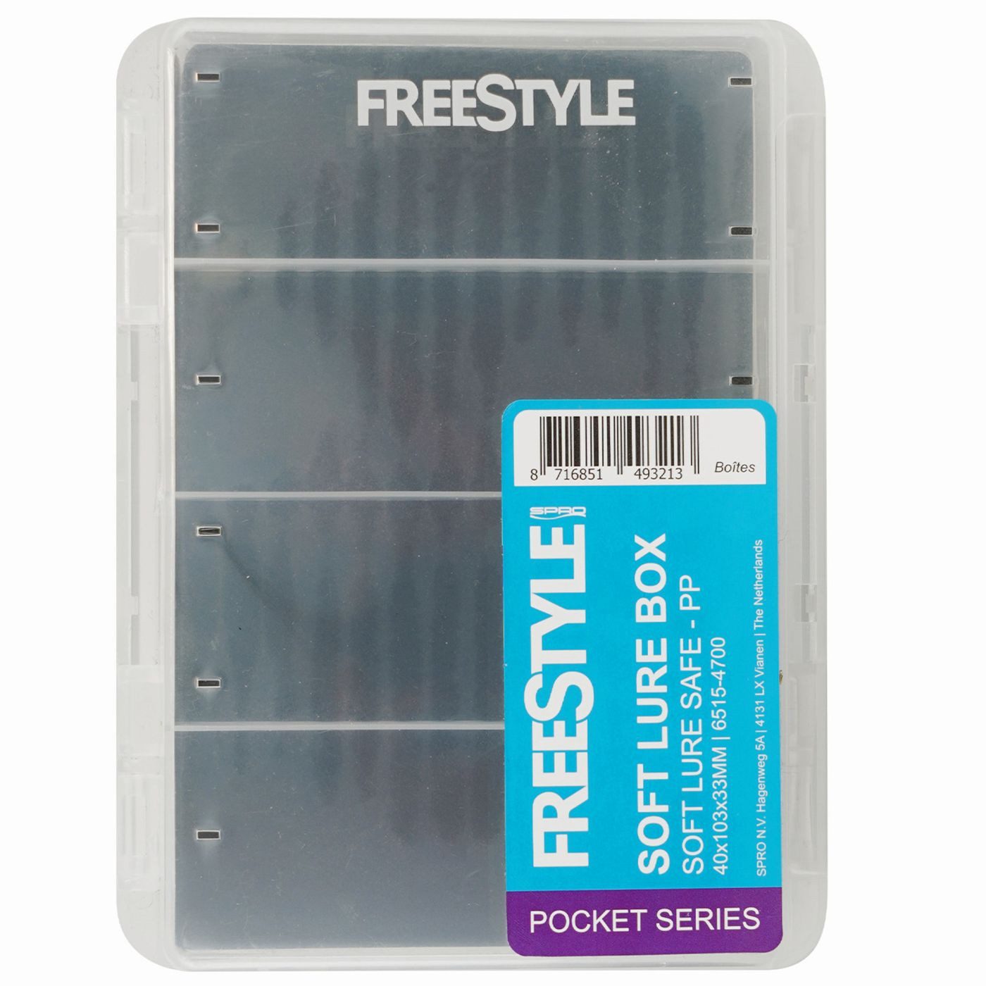 Angelkoffer Spro Freestyle Pocket Box Soft Lure 140x105x33mm - Köderbox