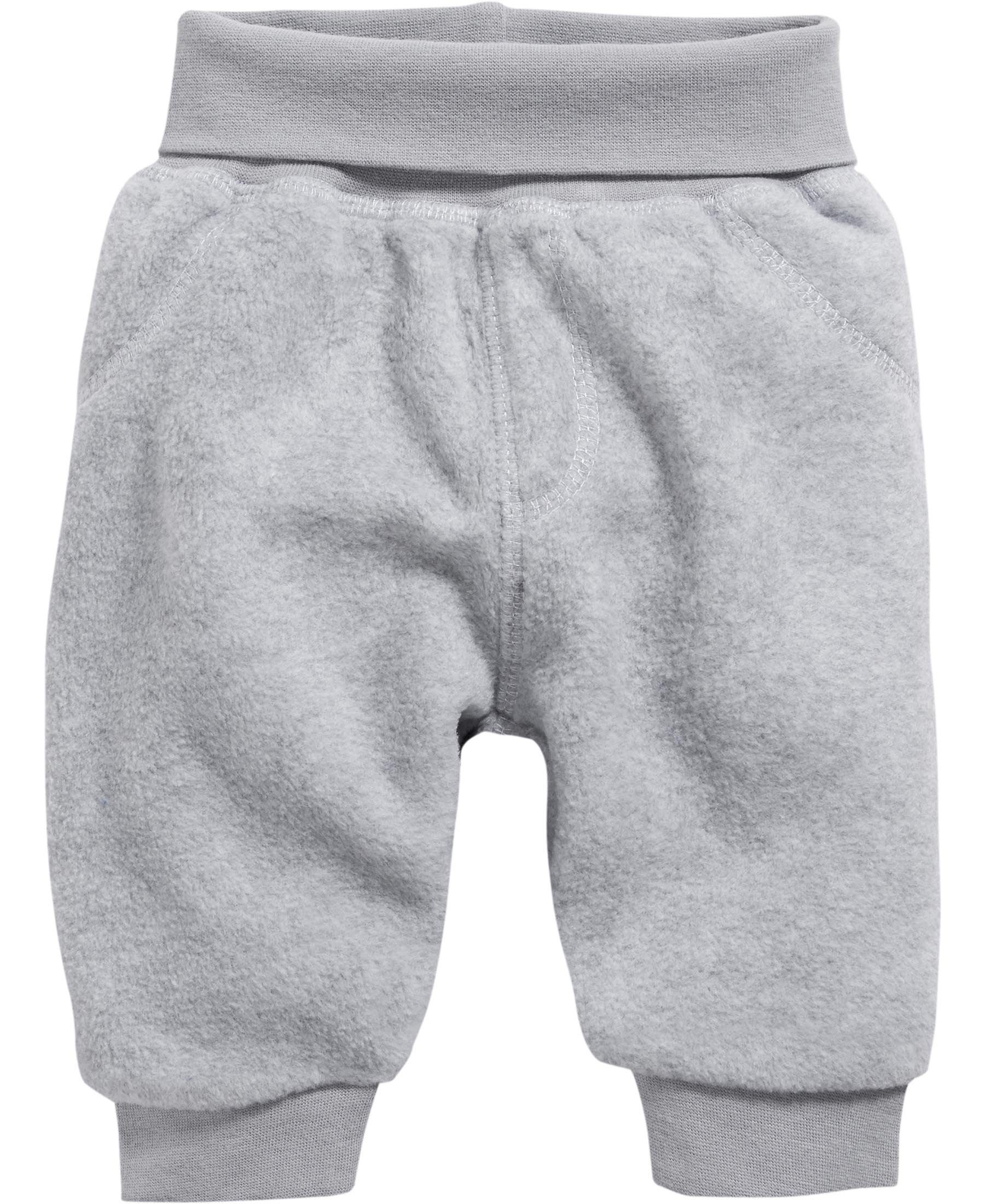 Schlupfhose Baby Pumphose Fleece mit Strickbund