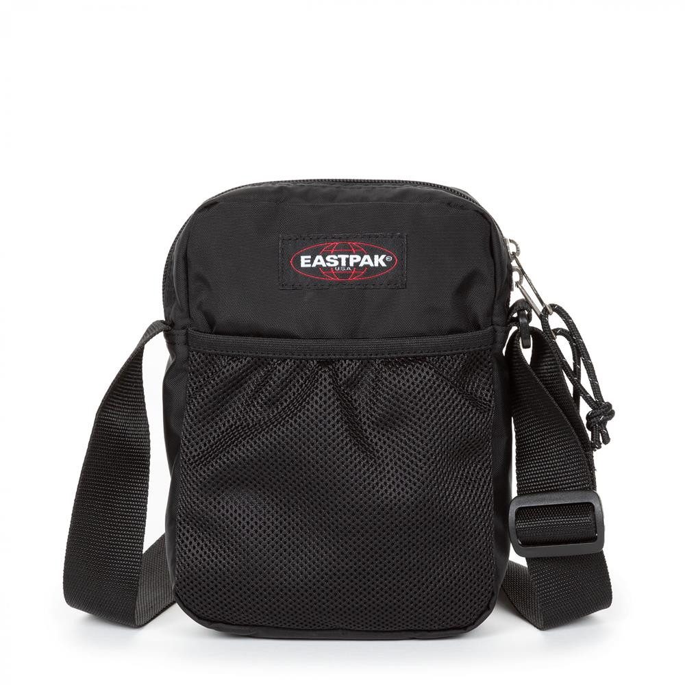 Eastpak Schultertasche THE ONE POWR POWR, Black (Schwarz), Umhängetasche mit Reißverschluss