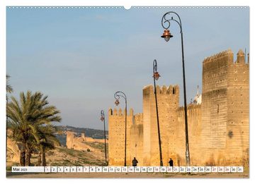 CALVENDO Wandkalender Marokko - Fes (Premium, hochwertiger DIN A2 Wandkalender 2023, Kunstdruck in Hochglanz)