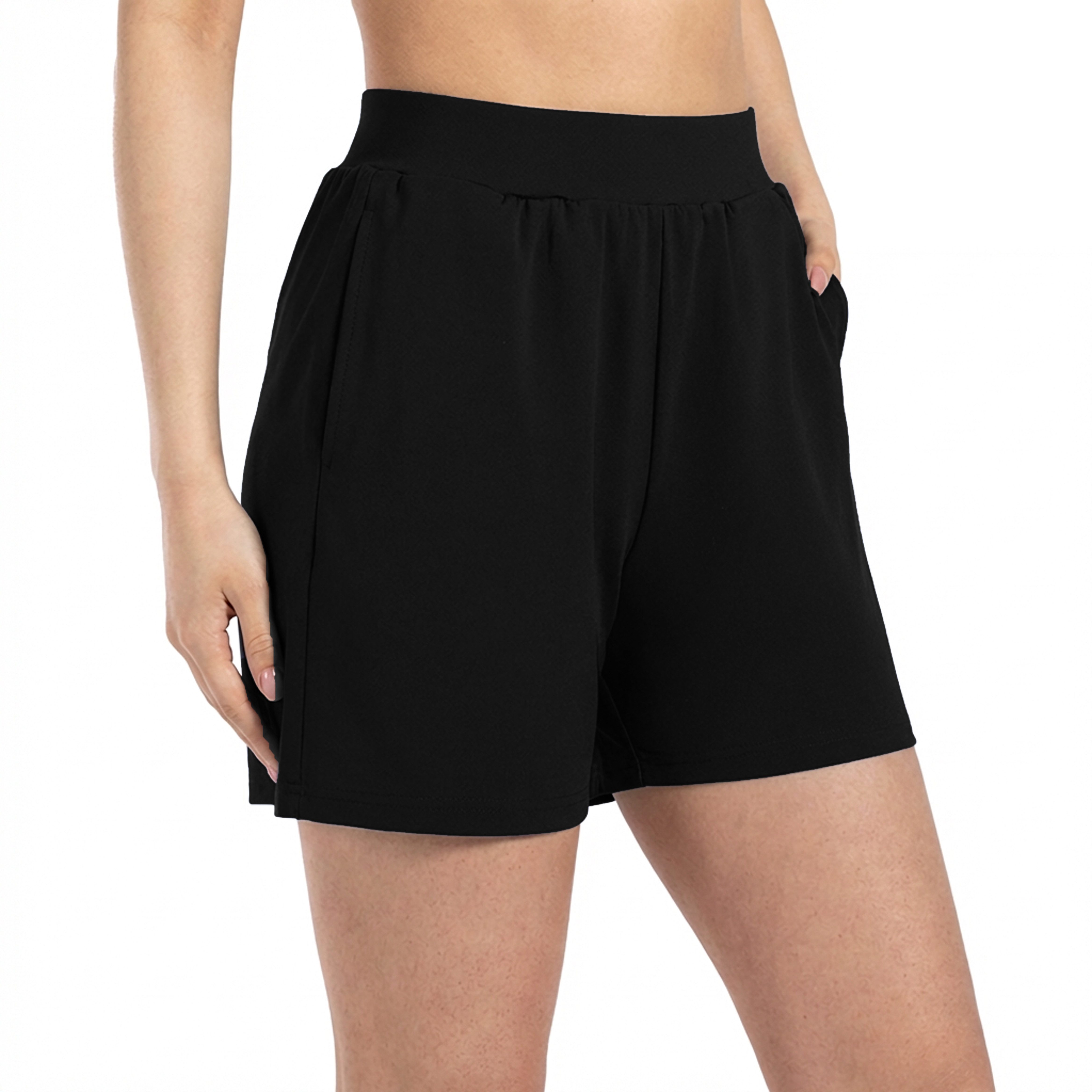 Smilodox Shorts Corry, lockere Freizeithose mit breitem Bund & Eingrifftasc günstig online kaufen