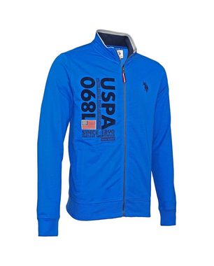 U.S. Polo Assn Sweatjacke Jacke Sweatjacket Full Zip Polojacke mit (1-tlg)