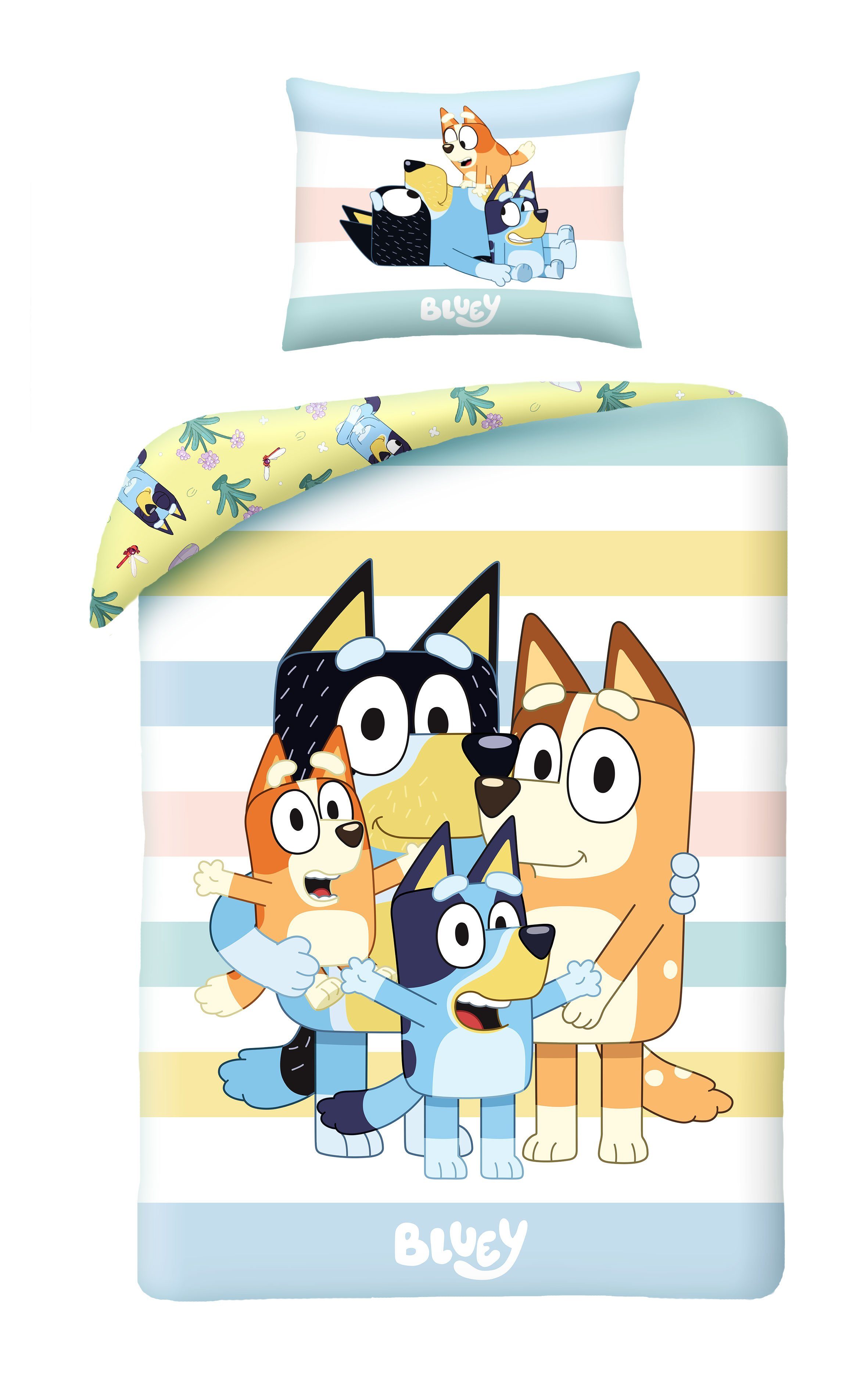 Bluey Kinderbettwäsche Bluey Kinderbettwäsche 140 x günstig online kaufen