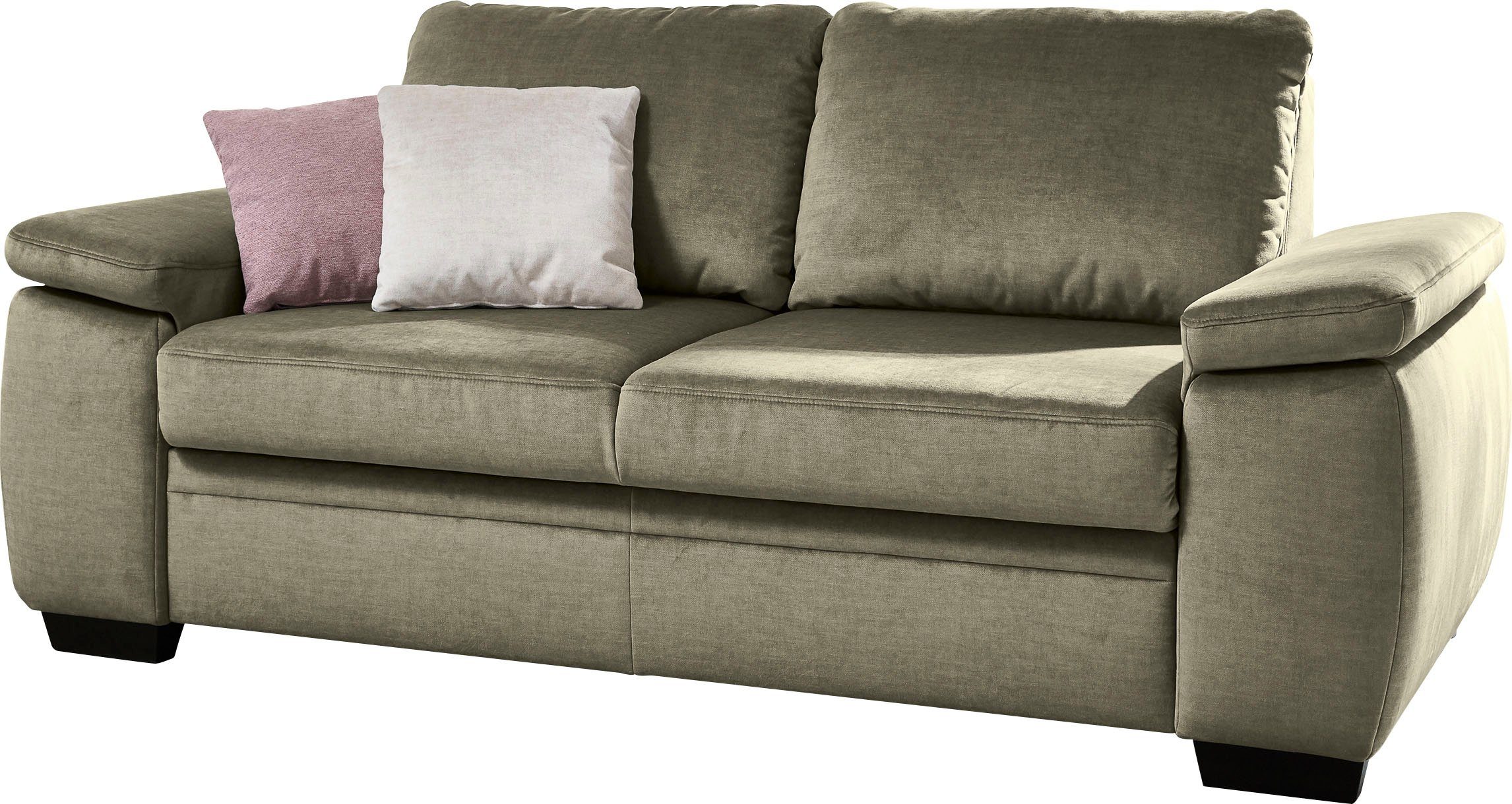 Längsschläferfunktion olive cm Die mit 140x210 Schlafsofa MP-PD19021, PlanBar