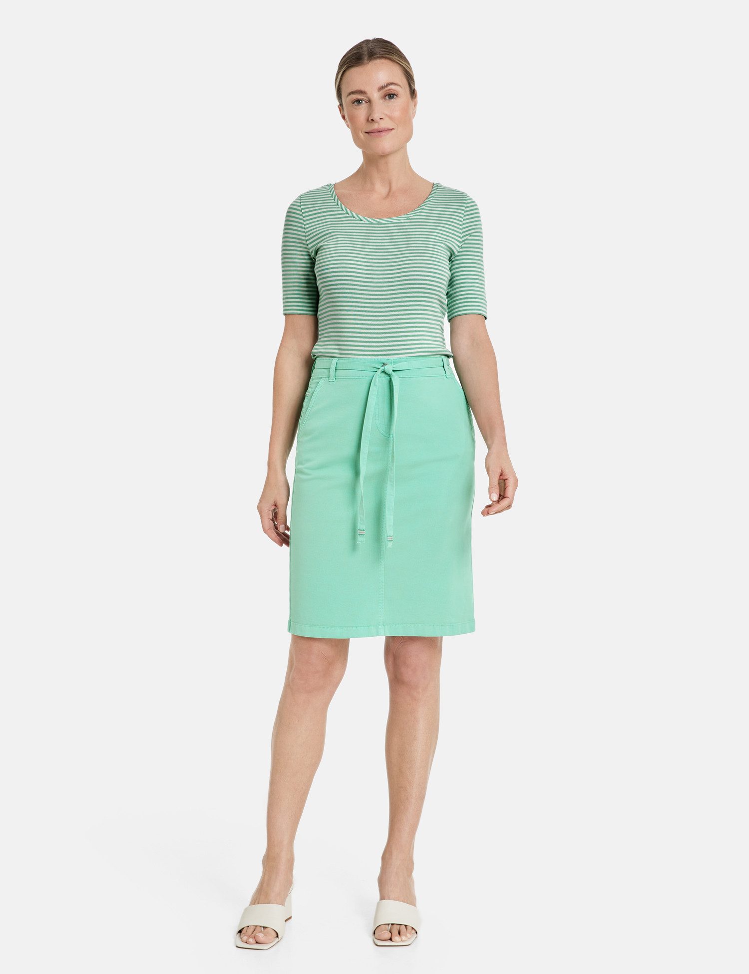GERRY WEBER A-Linien-Rock ROCK GEWEBE KURZ