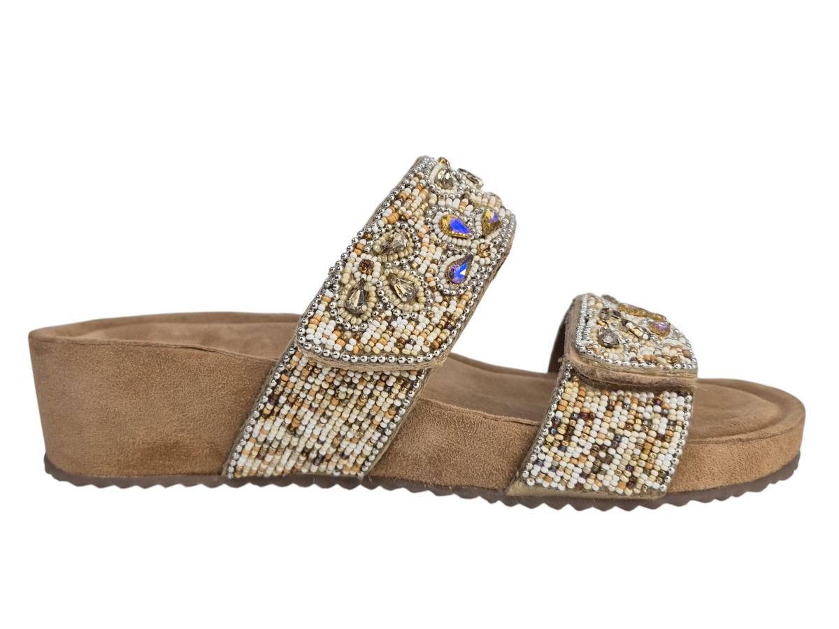 Lazamani beige Pantolette