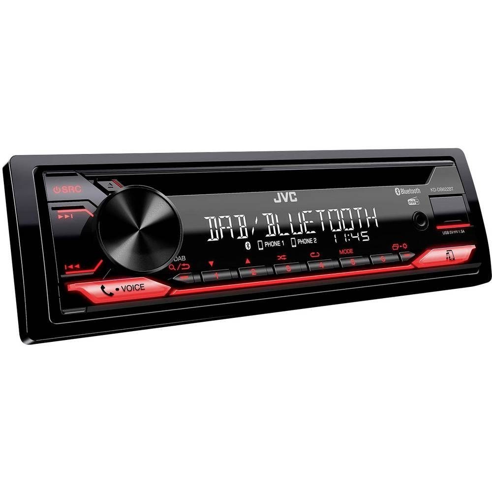 JVC KD-DB622BT CD Receiver mit DAB+ / Bluetooth / USB / Spotify KDDB622BT Autoradio (Anschluss für Lenkradfernbedienung, Bluetooth®-Freisprecheinrichtung)
