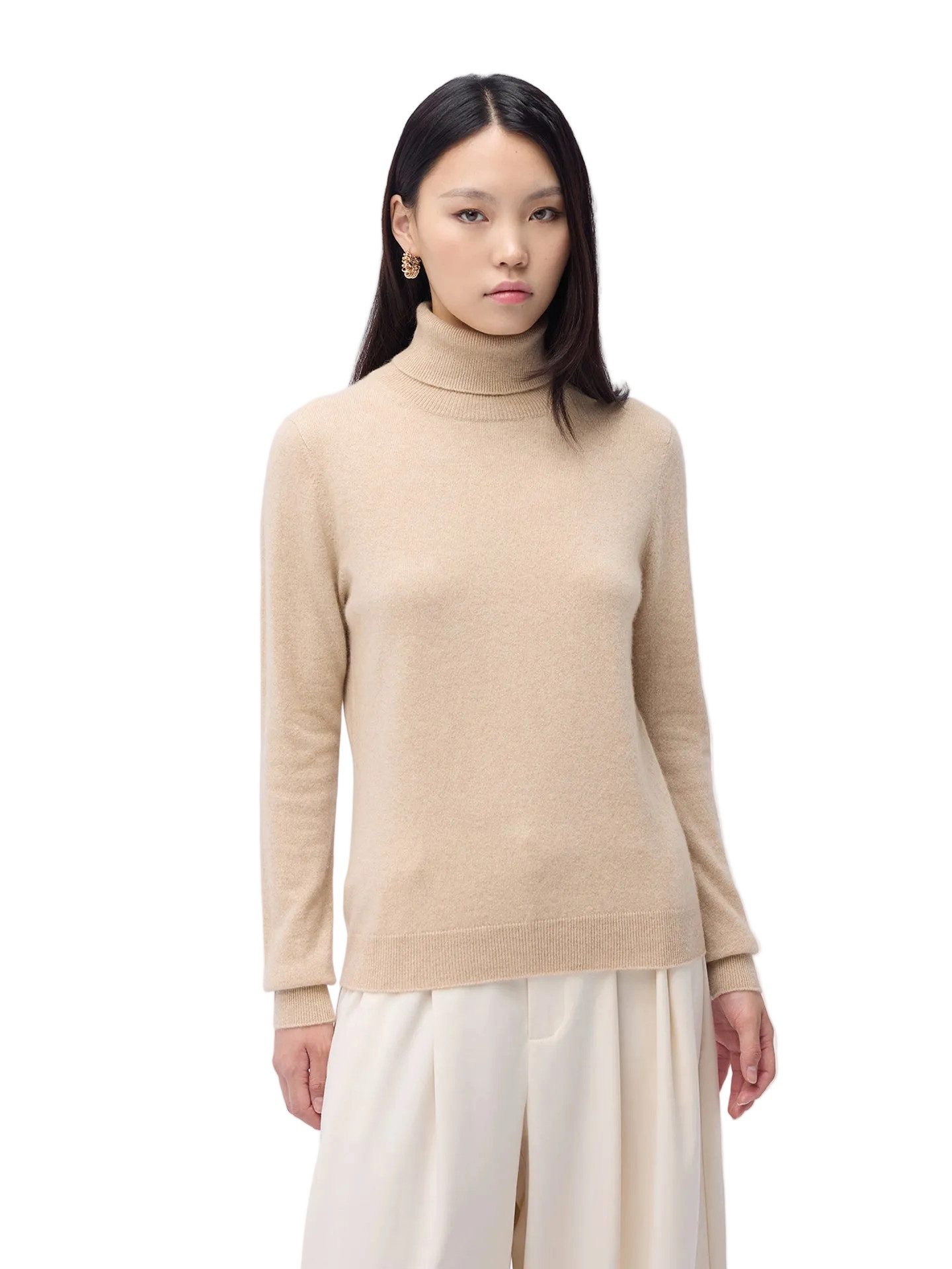 GOBI Cashmere Rollkragenpullover Basic Kaschmir-Rollkragenpullover