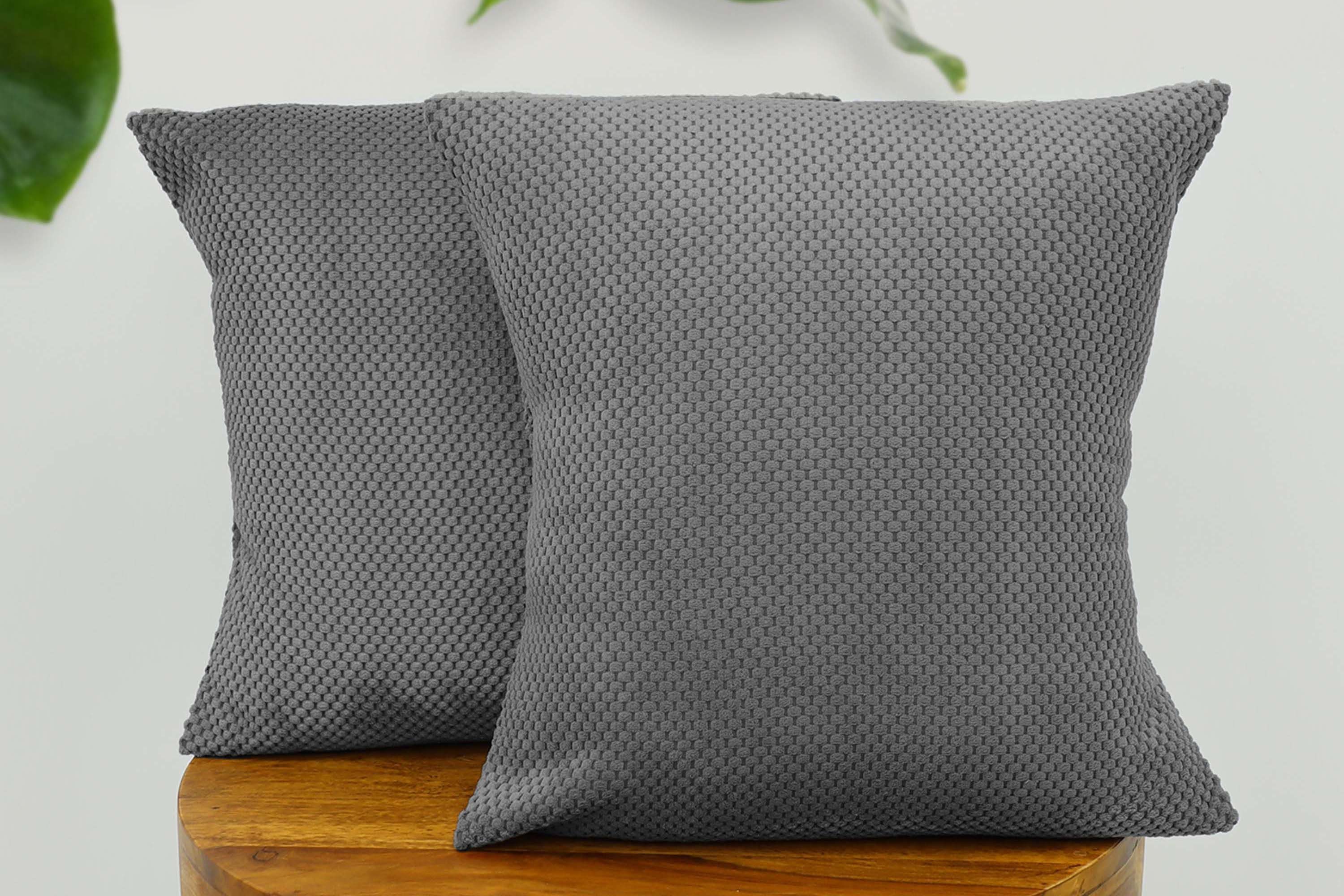 Amilian Dekokissen 2er Set Kissen - Zierkissen - Sofakissen mit Füllung und Kissenbezug, (2 Stück), Kopfkissen, Kuschelkissen, Couchkissen mit Kissenfüllung