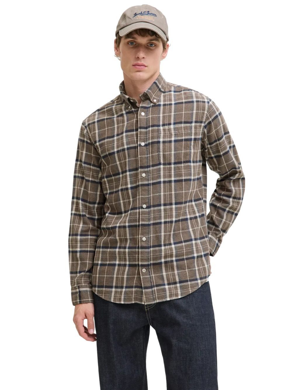 Langarmhemd JJECLASSIC FLANNEL CHECK SHIRT