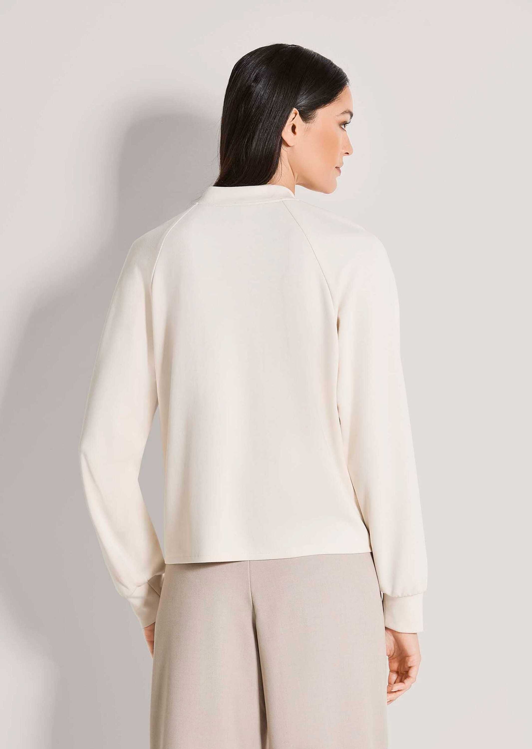 MADELEINE Outdoorjacke Basicjacke mit Blousonkragen Blouson mit Leistentaschen, Reißverschluss und langarm