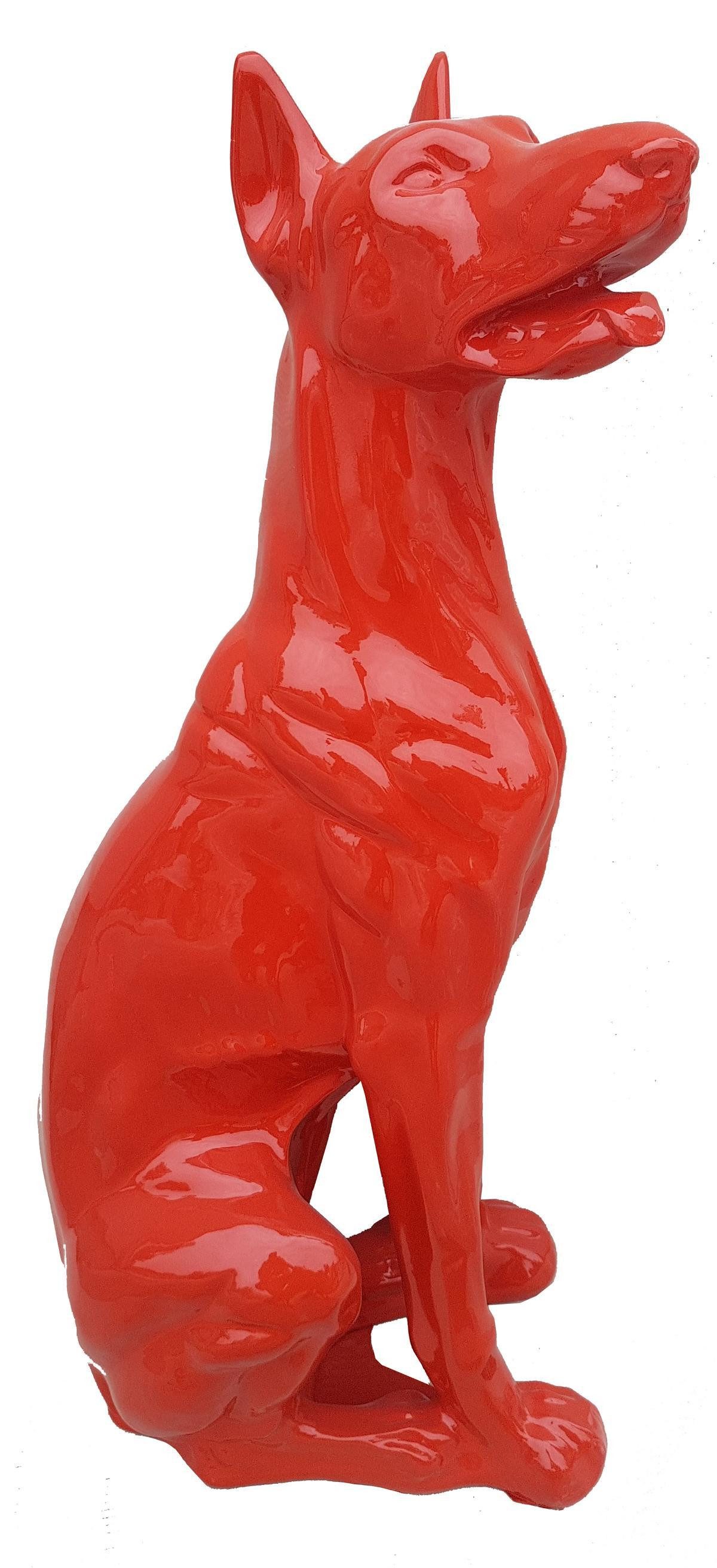 Xlmoebel Skulptur Abstrakte Dobermann Figur aus edlem Material für moderne Deko (1 St., Skulptur), Hergestellt in Europa