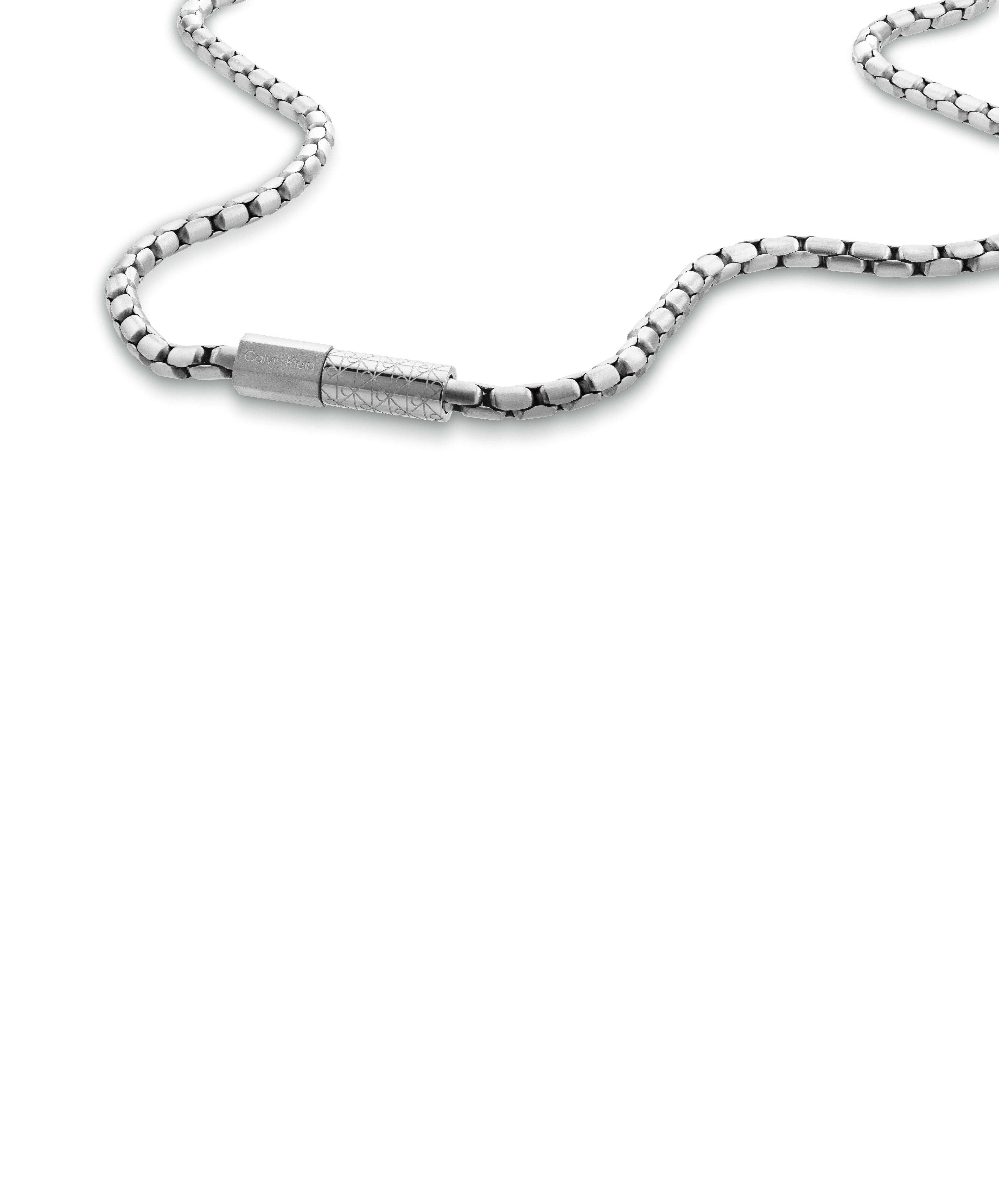 Calvin Klein Edelstahlkette CONTOURED BARREL