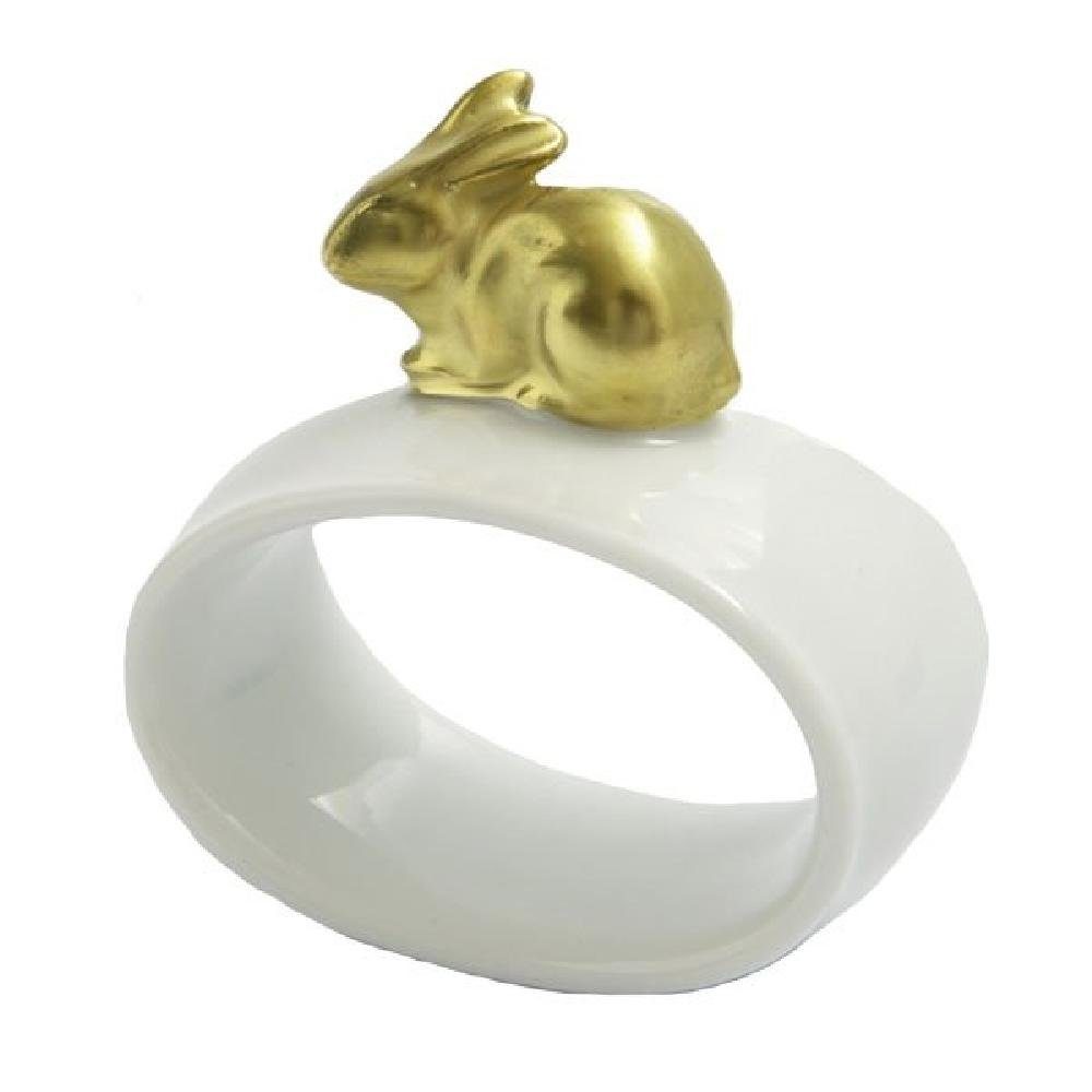 Gold Serviettenring Hase Reichenbach Osterhase