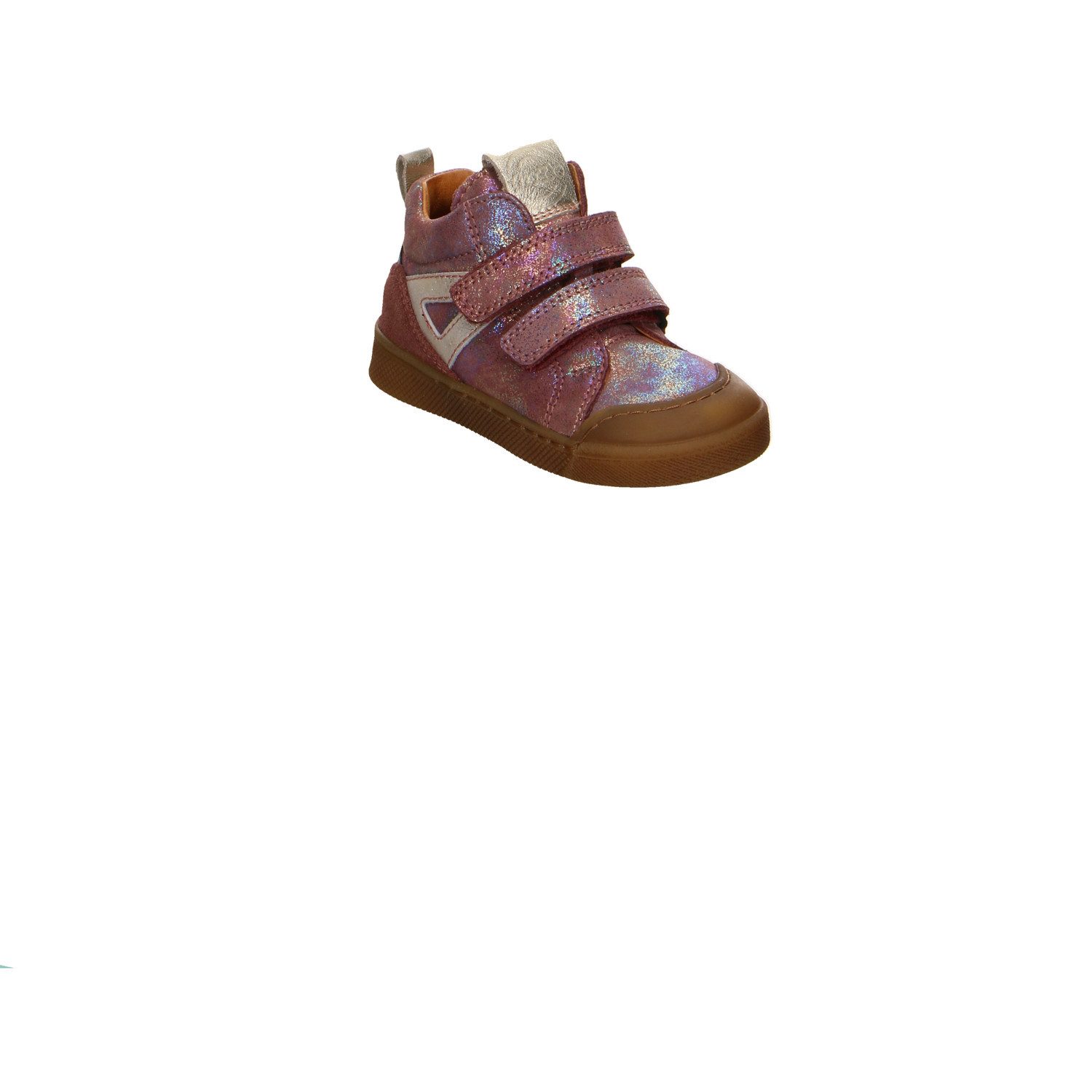 froddo® Froodo Metallic, Glanzleder Klettlauflern Mädchen rot Lauflernschuh