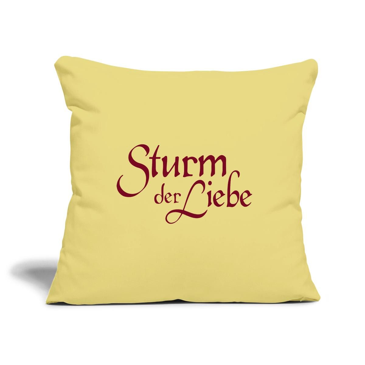 Spreadshirt Kissenbezug Sturm Der Liebe Logo-Schriftzug Kissenbezug 45x45 cm