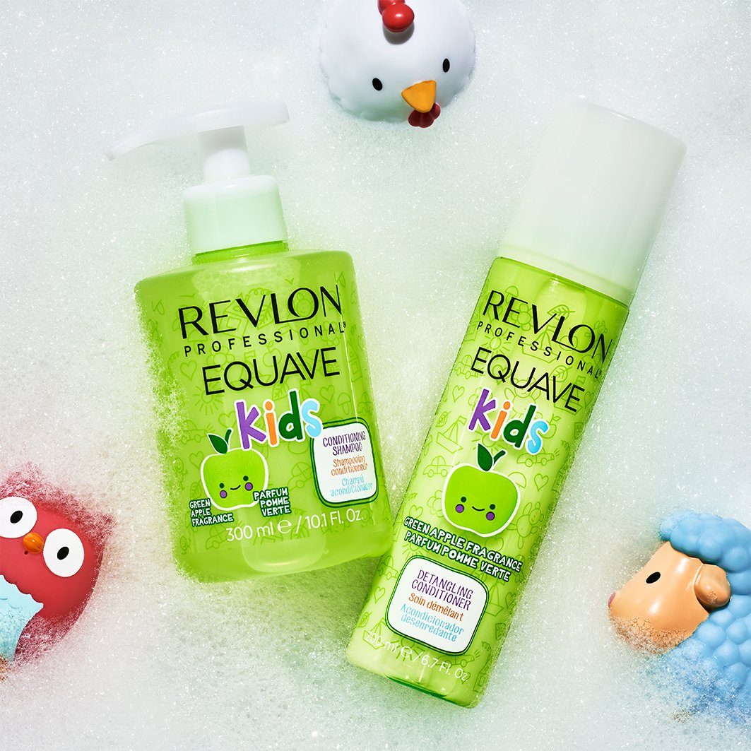 REVLON PROFESSIONAL Haarshampoo EQUAVE KIDS CONDITIONING SHAMPOO, Reichhaltige Formel frei von Parabenen, Farbstoffen und Allergenen.