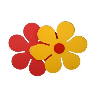 Neustanlo Wasserspiel 2 Stück Funflower Sprinklerblumen Rasensprenger rot und gelb