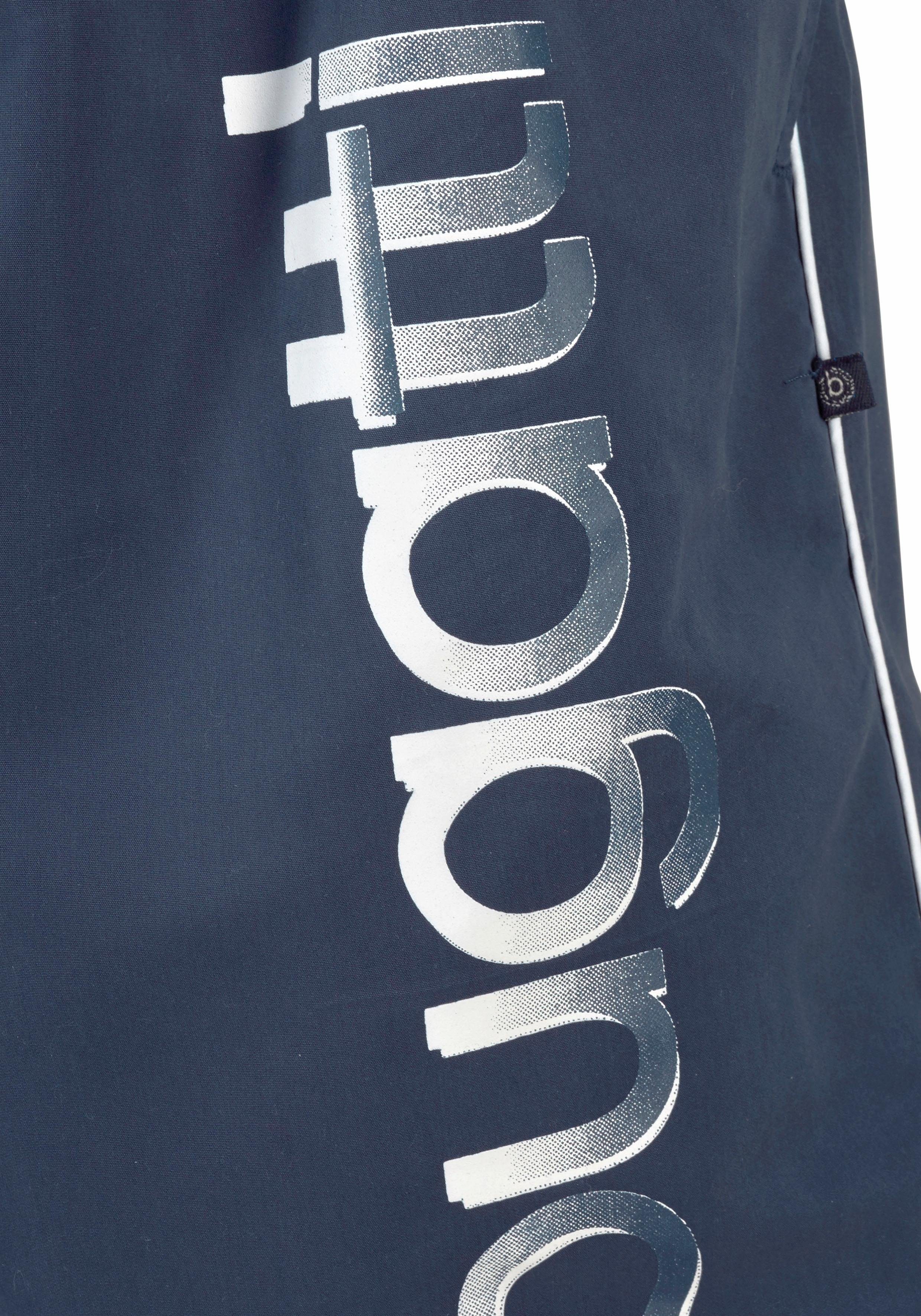 bugatti Badeshorts Giovanni mit großem Logoprint günstig online kaufen