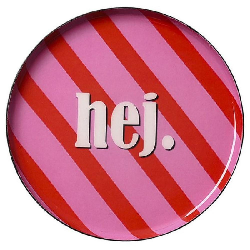Giftcompany Dekotablett Dekotablett Love Plates Hej (13cm)