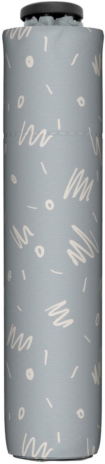 Taschenregenschirm doppler® grey Minimally, zero,99 cool