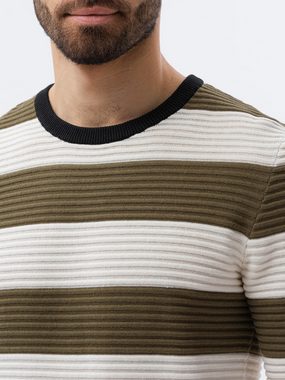 OMBRE Streifenpullover Gestreifter Pullover für Männer