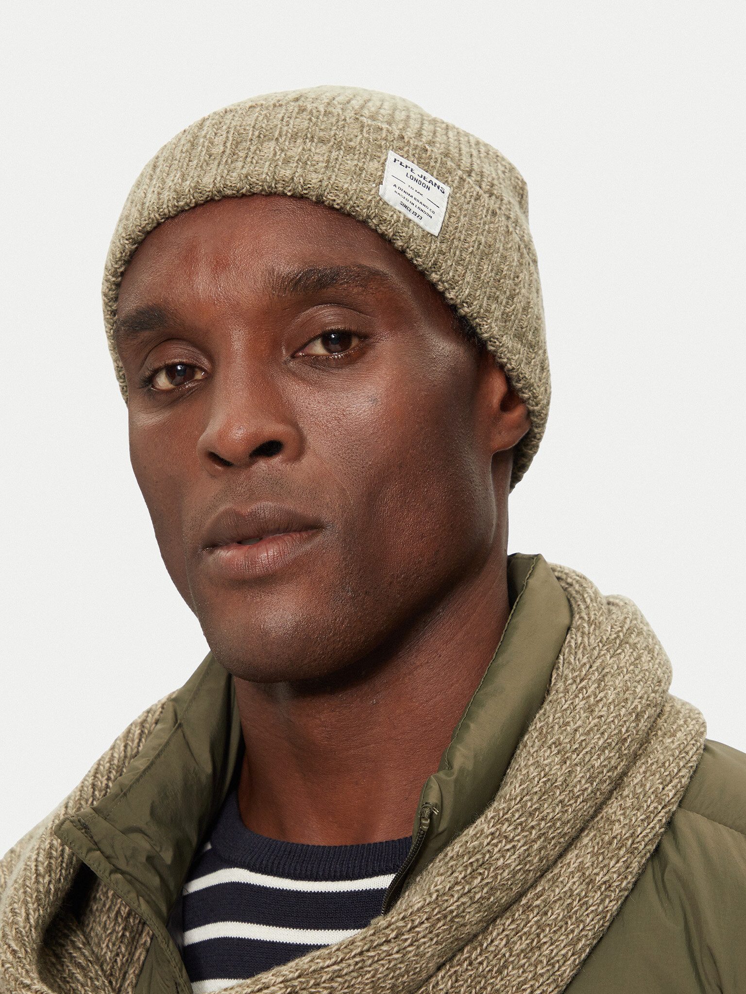 Pepe Jeans Strickmütze Mütze PM040552 Grün