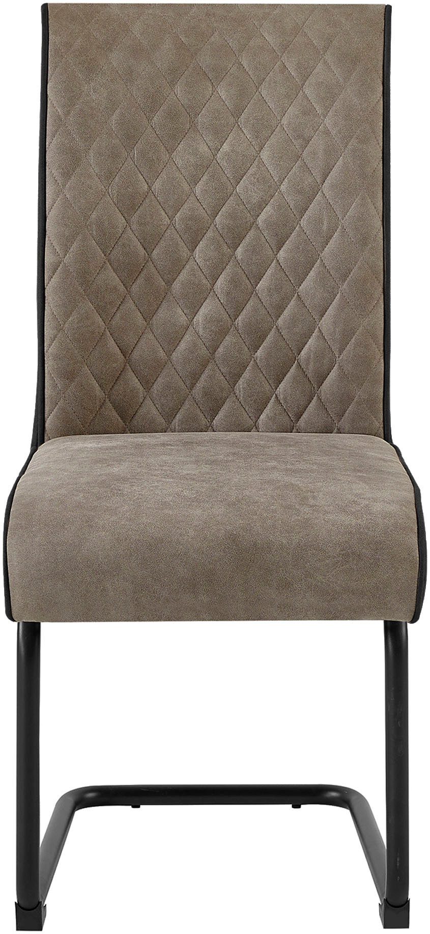 byLIVING Freischwinger Maria-XXL 2er-Set (Set, 2 St), mit gemütlicher Federkernpolsterung und XXL Belastbarkeit bis zu 150kg