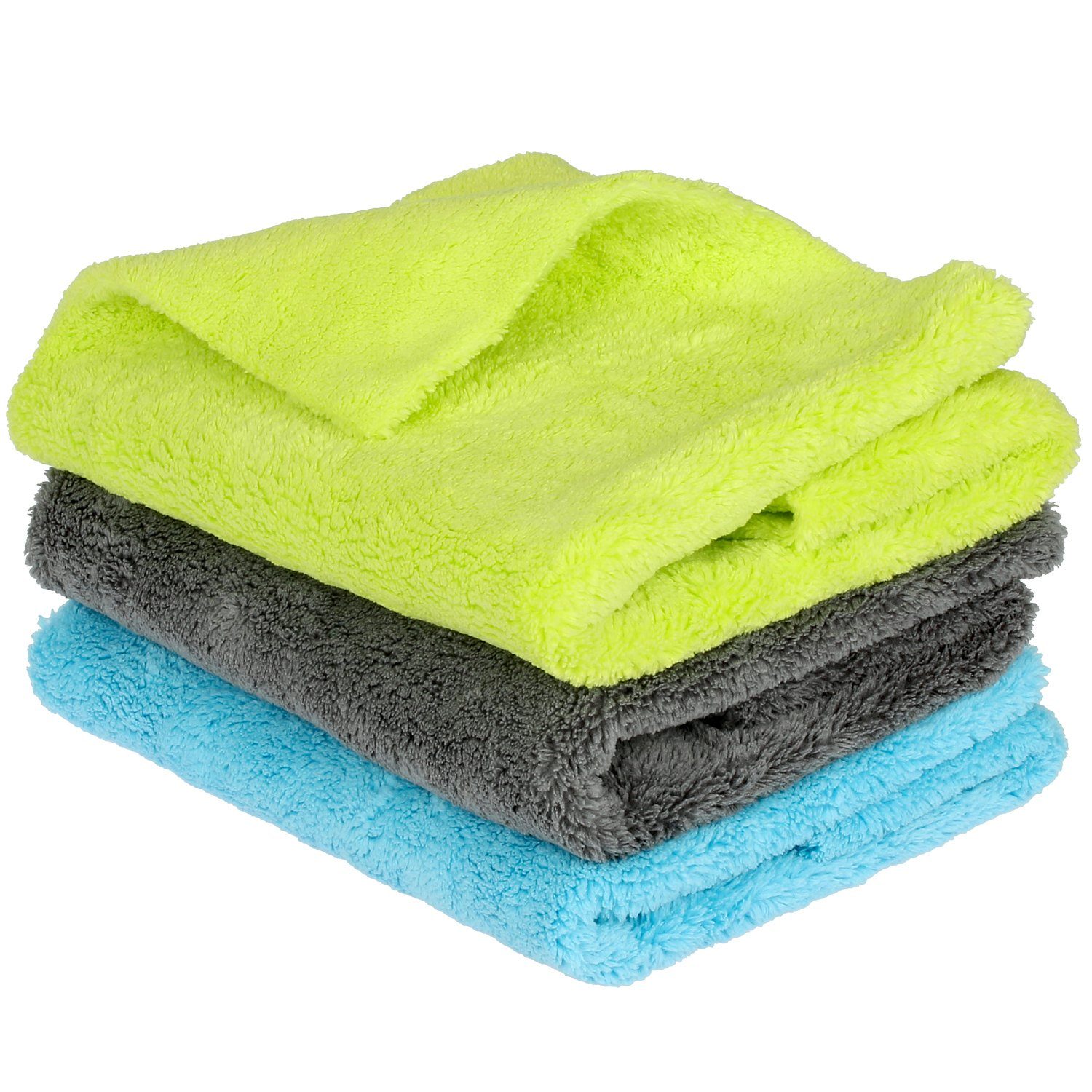 Mach1 Geschirrtuch Premium Mikrofasertücher mit 550g/m² 40x40 cm in Profiqualität, (3-tlg., 3 Tücher)